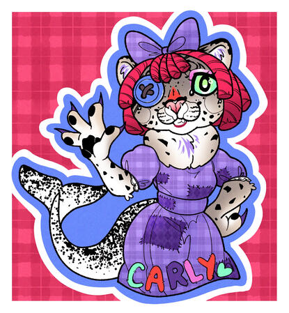 'Ragatha' Carly badge