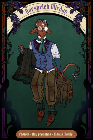 Versprich's character card